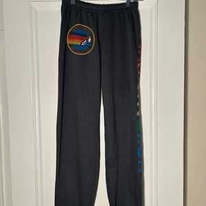 Aviator Nation Sweatpants Medium in Blue